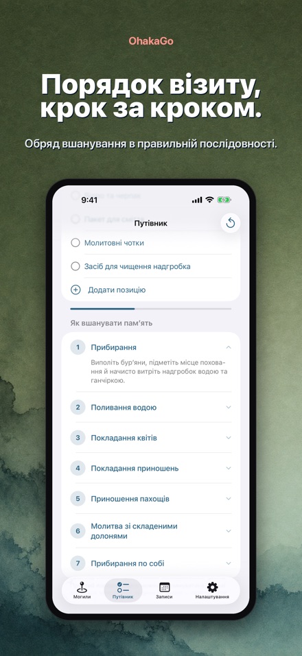 OhakaGo: карта могил рідних 4
