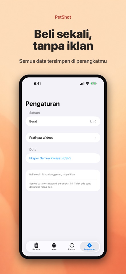 PetShot: Pengingat Vaksin 10