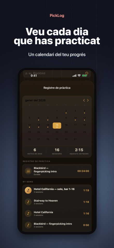 PickLog: Cronòmetre Guitarra 3