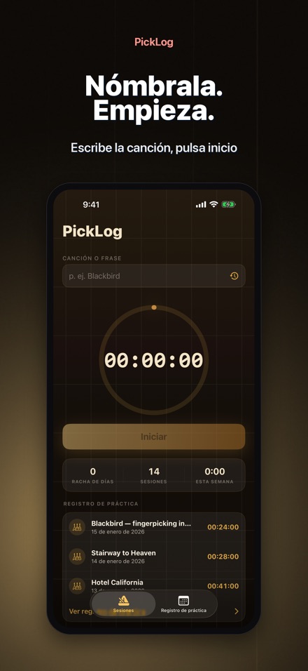 PickLog: Timer de Guitarra 2