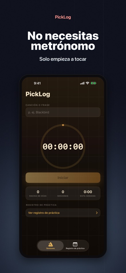 PickLog: Timer de Guitarra 6