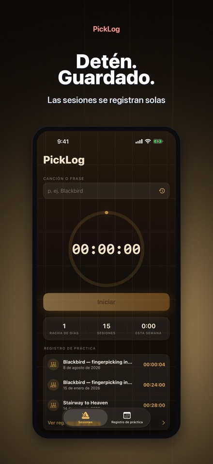 PickLog: Timer de Guitarra 7