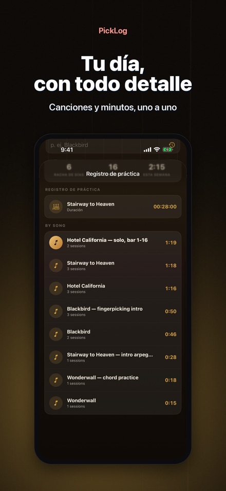 PickLog: Timer de Guitarra 9