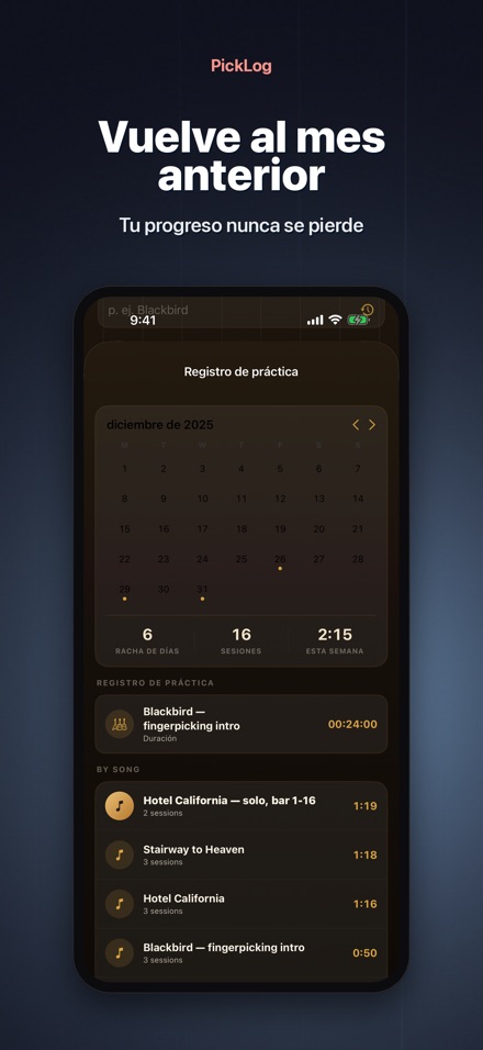 PickLog: Timer de Guitarra 10
