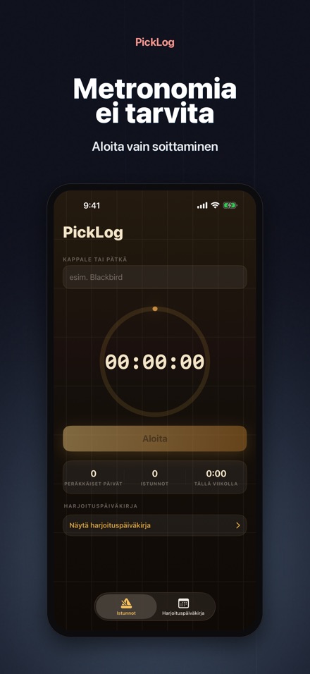 PickLog: Harjoitusajastin 6