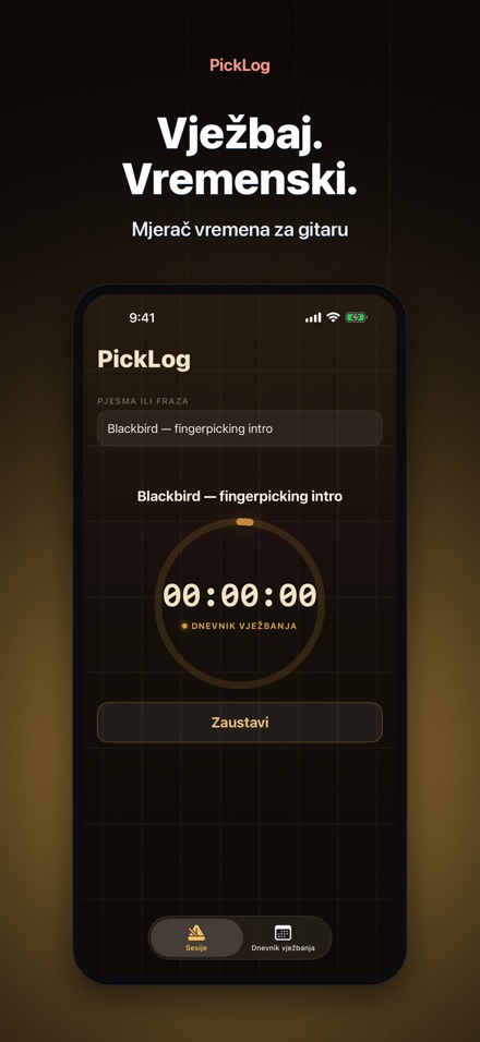 PickLog: Timer Vježbanja