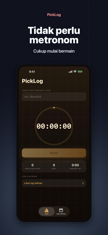 PickLog: Timer Latihan Gitar 6
