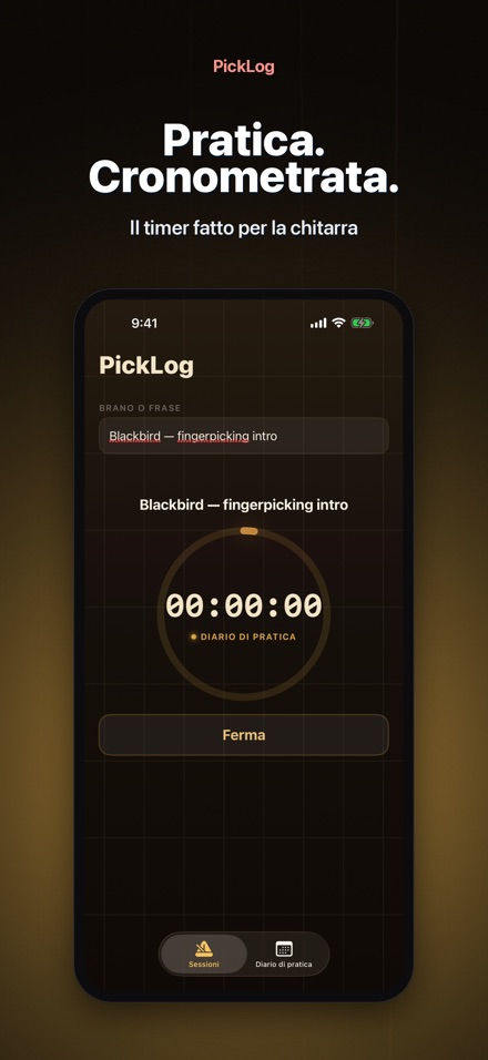 PickLog: Timer Chitarra