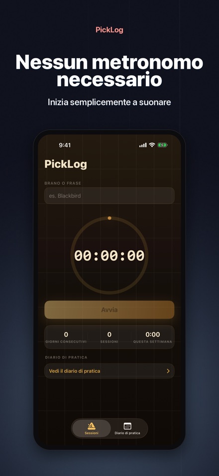 PickLog: Timer Chitarra 6