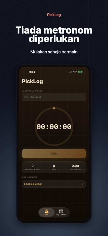 PickLog: Pemasa Latihan Gitar 6