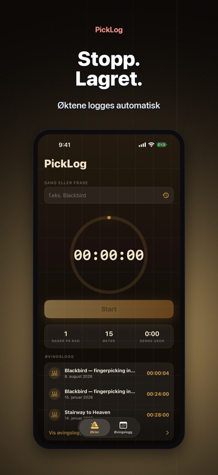 PickLog: Gitarøvings-timer 7