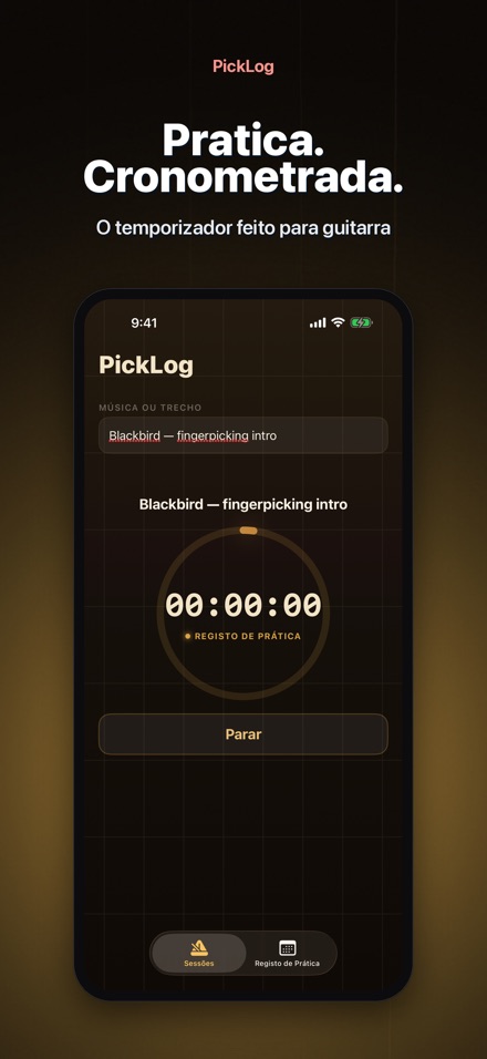 PickLog: Timer de Guitarra