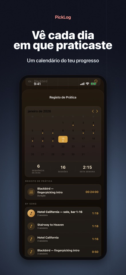 PickLog: Timer de Guitarra 3