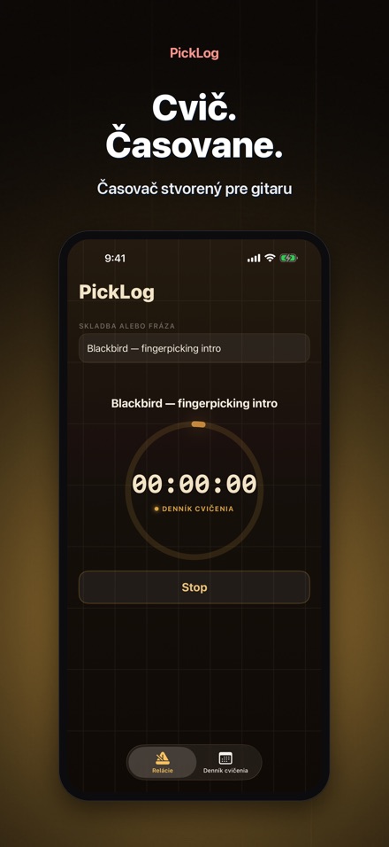 PickLog: Časovač Cvičenia