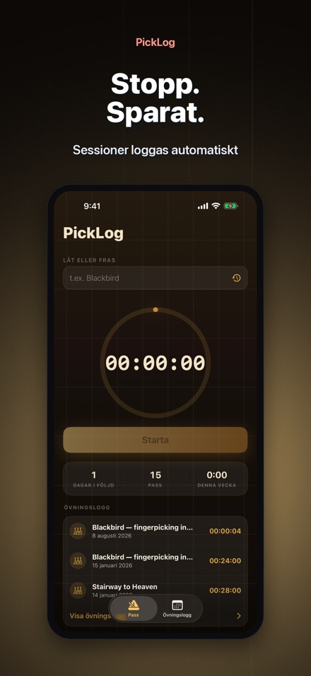 PickLog: Gitarrövnings-timer 7