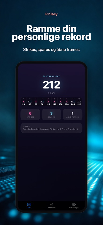 PinTally: Bowlingscore-log 3