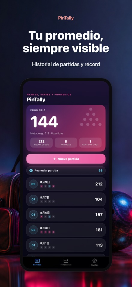 PinTally: Puntuación Bolos 4