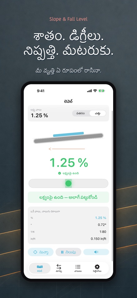 వాలు లెవల్ — Slope Level 3