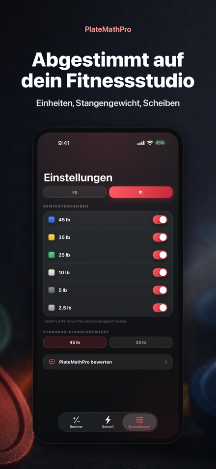PlateMathPro: Hantelscheiben 10