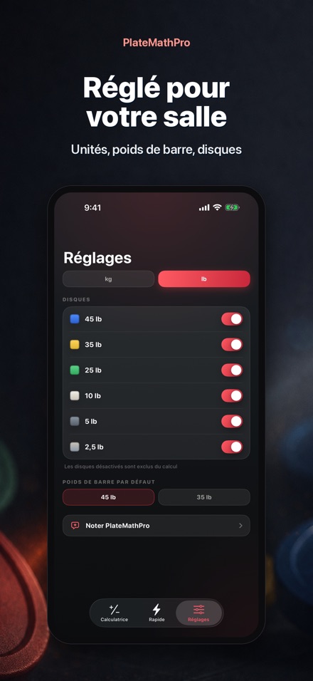 PlateMathPro: Calcul disques 10