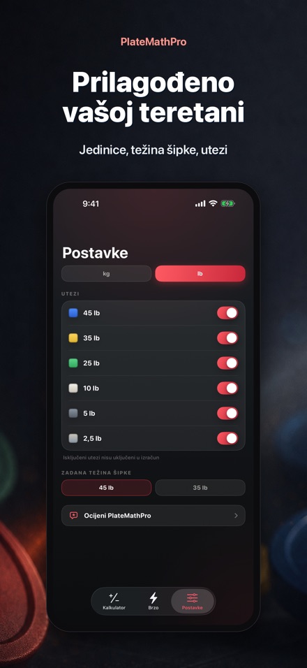 PlateMathPro: Utezi izračun 10