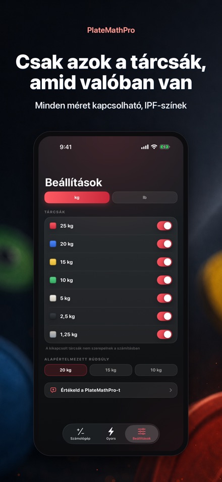 PlateMathPro: Súlytárcsa 7