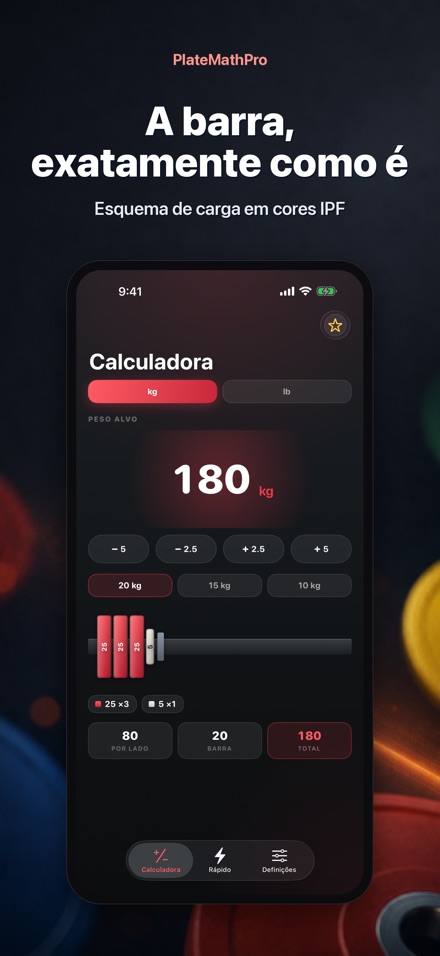 PlateMathPro: Discos barra 2