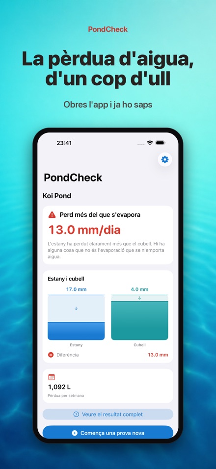 PondCheck test de fuites 2