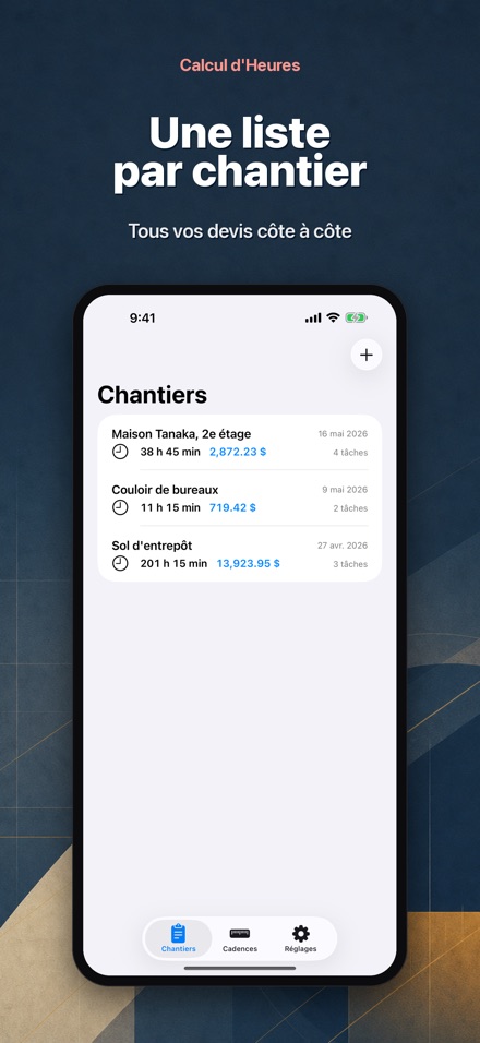 Calcul Heures de Chantier 2
