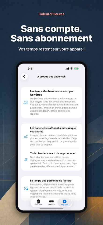 Calcul Heures de Chantier 10