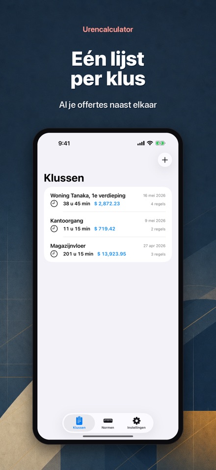 Urencalculatie Vakman 2