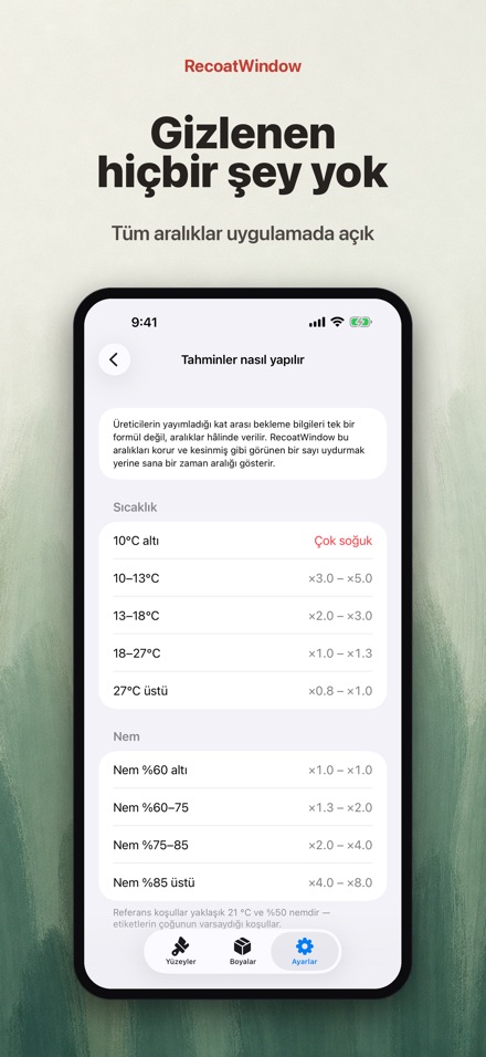 RecoatWindow: ikinci kat 9
