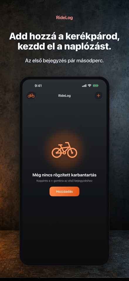 RideLog: Bicikli Szerviznaplo 8