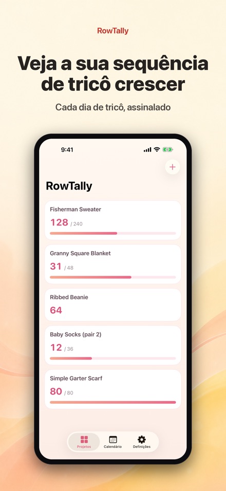 RowTally: Contador de Fileiras 4