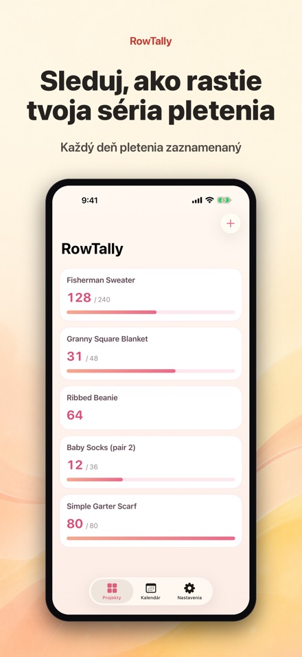 RowTally: Počítadlo Radov 4