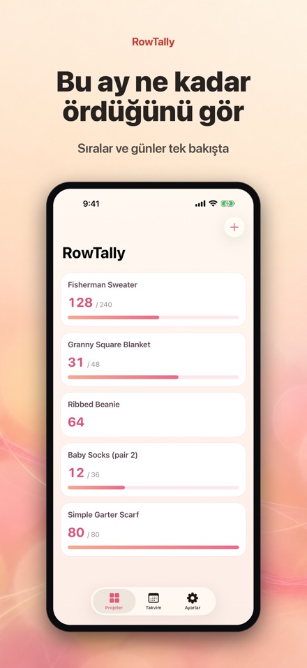 RowTally: Sıra Sayacı 5