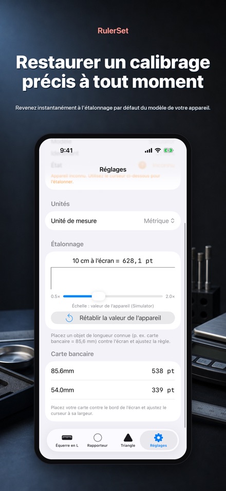 RulerSet : Équerre en L 9