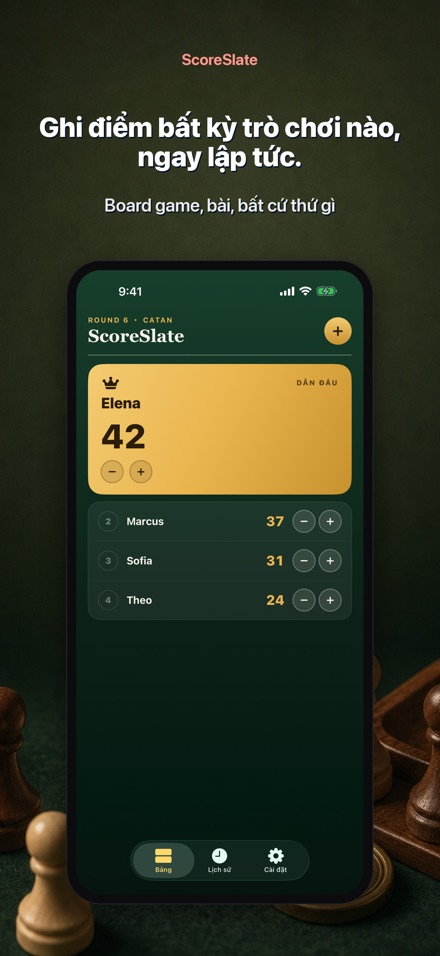 ScoreSlate: Ghi Điểm Nhanh