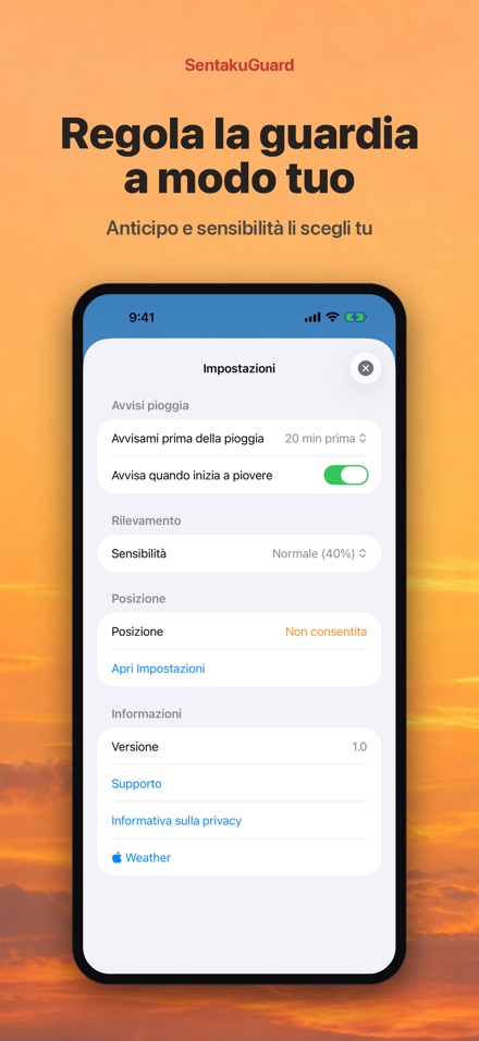 SentakuGuard – Meteo bucato 10
