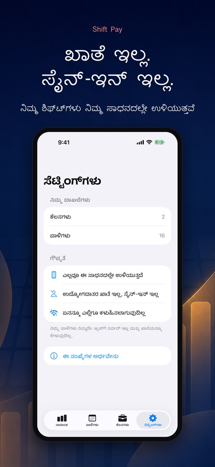 ಶಿಫ್ಟ್ ವೇತನ ಕ್ಯಾಲ್ಕುಲೇಟರ್ 10