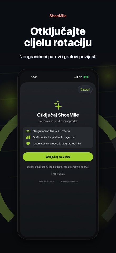 ShoeMile: Kilometraža tenisica 9