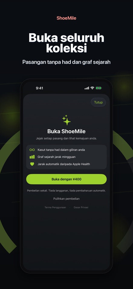 ShoeMile: Jarak Kasut 9