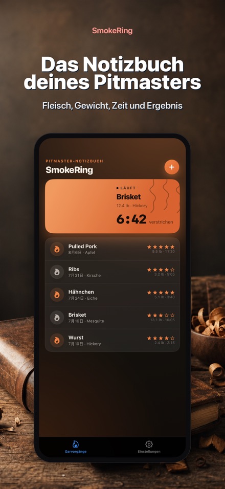 SmokeRing: BBQ Räucherlog 4