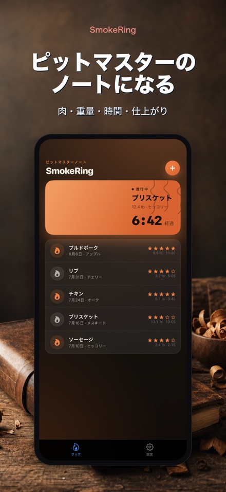 SmokeRing: BBQ燻製ログ 4