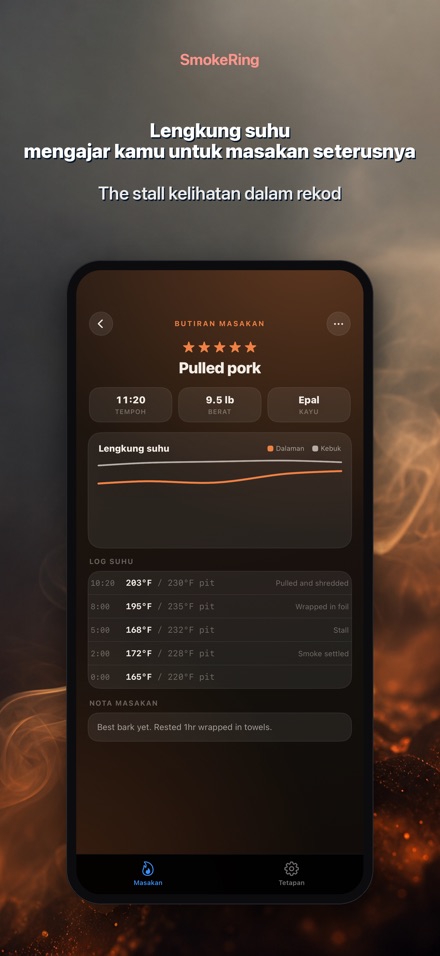 SmokeRing: Log Asap BBQ 3