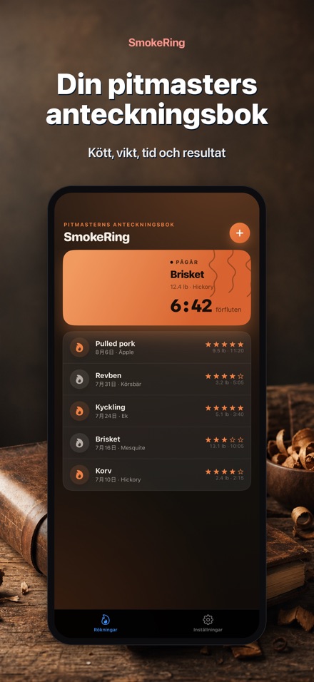 SmokeRing: BBQ Rökningslogg 4