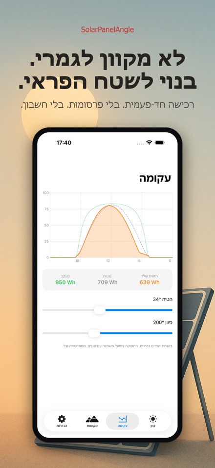 SolarPanelAngle: זווית שמש 10
