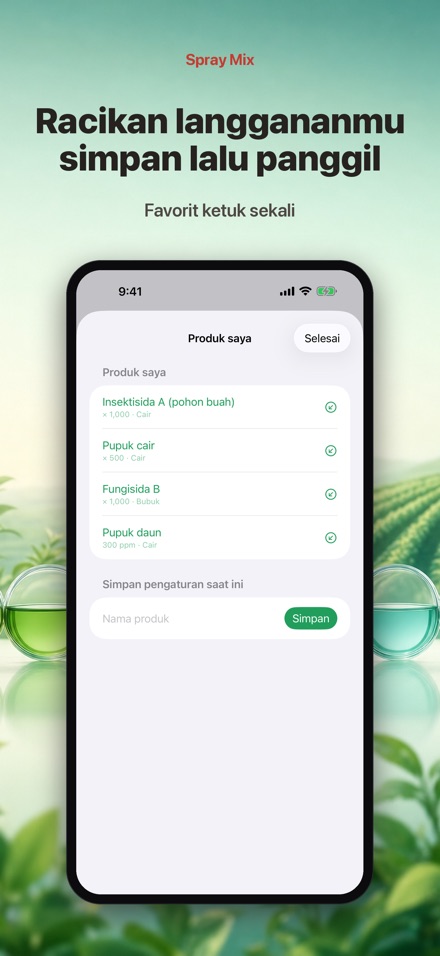 Spray Mix: Racik & Ukur Lahan 2