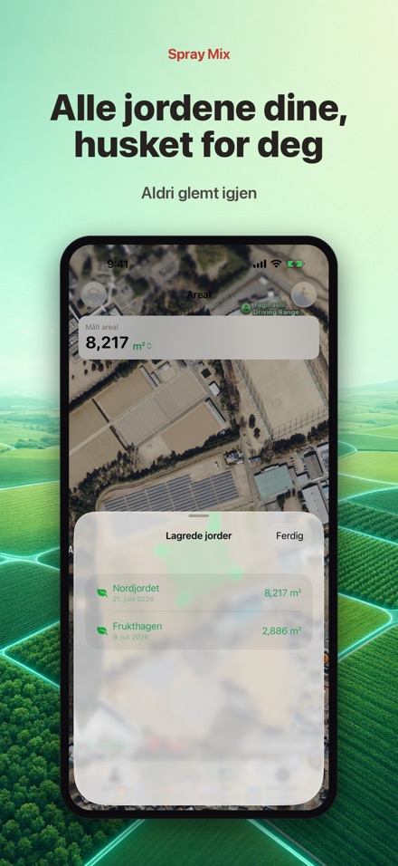 Spray Mix: Fortynning & Areal 6