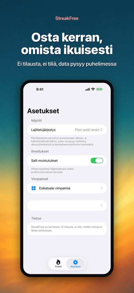 StreakFree: Päiviä siitä 10